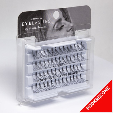 Fake individual eyelashes without knott, thickness 20 hairs, MIX Lovenue by Magda Pieczonka (mix)