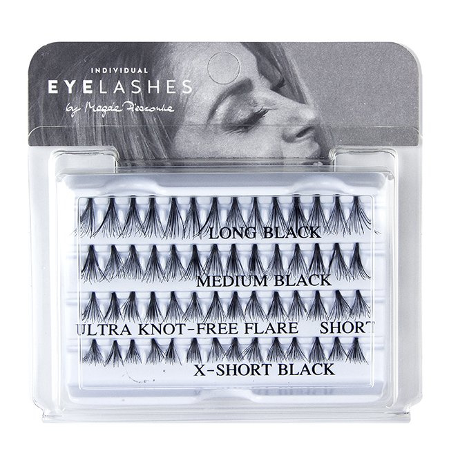 Fake individual eyelashes without knott, thickness 20 hairs, MIX Lovenue by Magda Pieczonka (mix)