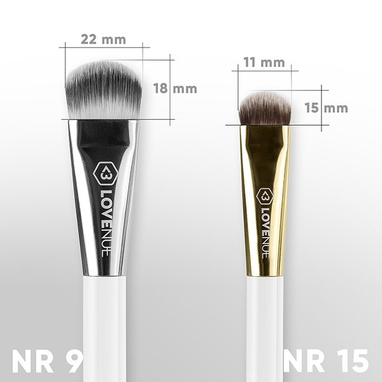 Contour face brush LOVENUE by Magda Pieczonka No 15