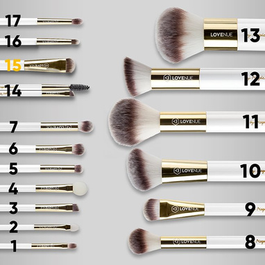 Contour face brush LOVENUE by Magda Pieczonka No 15