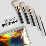 The best of BRUSHME. Set of 5 brushes + vanity case