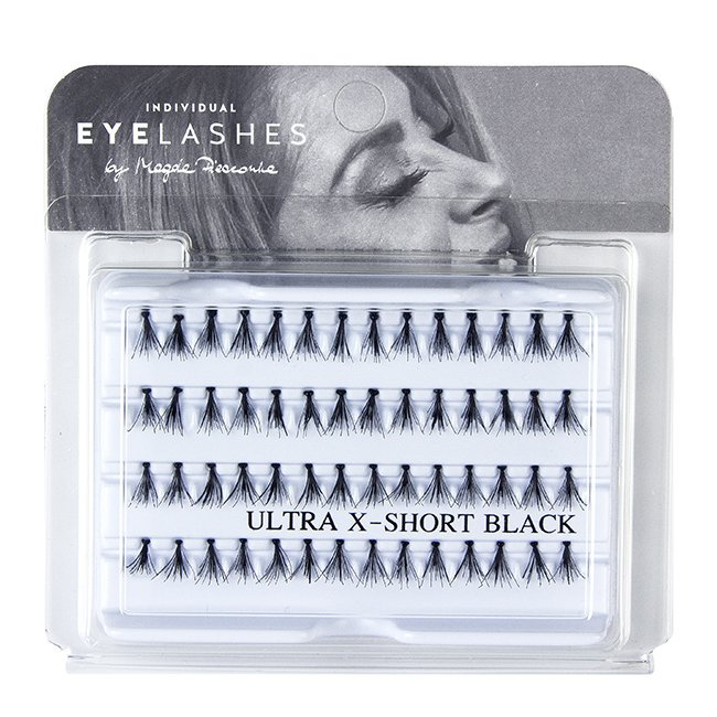 Fake individual eyelashes with knott, thickness 20 hairs, lenght 8 mm Lovenue by Magda Pieczonka (X)