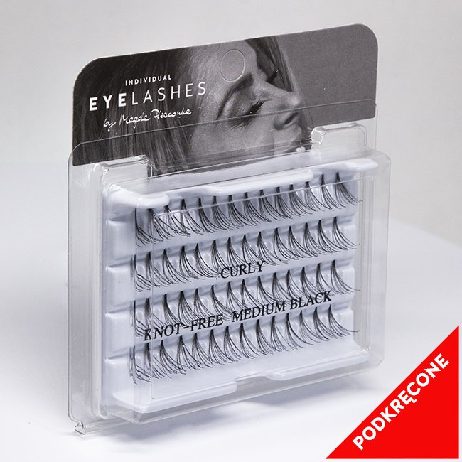 Fake individual eyelashes without knott, thickness 20 hairs, MIX Lovenue by Magda Pieczonka (mix)